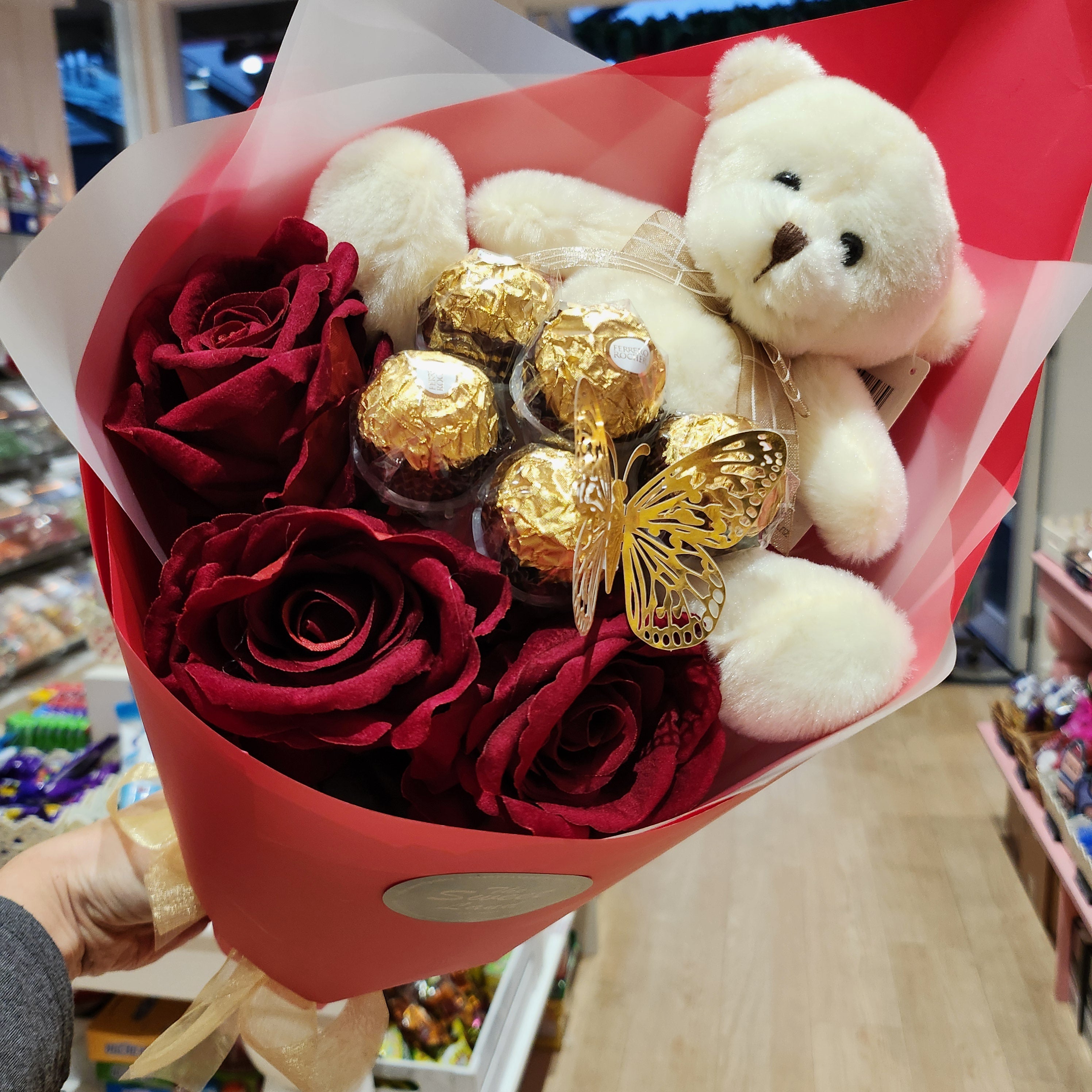 Teddy bouquet on sale